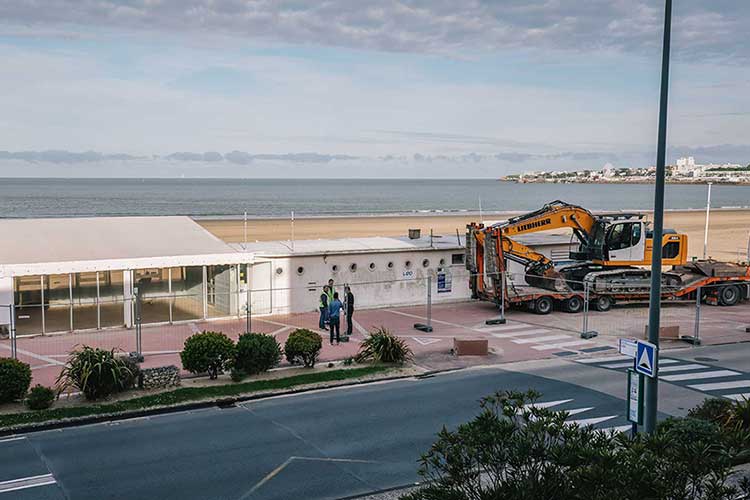 Démolition Lido | Réalisations gros-oeuvre EGCM Entreprise générale de construction BTP Royan charente Maritime