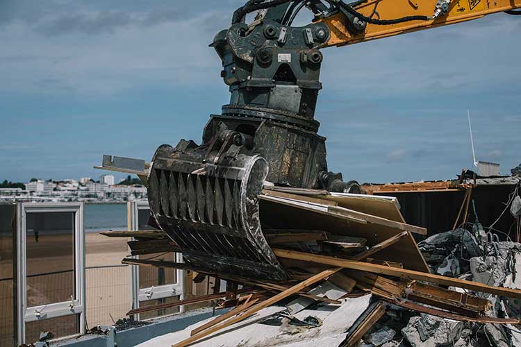 Démolition Lido | Réalisations gros-oeuvre EGCM Entreprise générale de construction BTP Royan charente Maritime