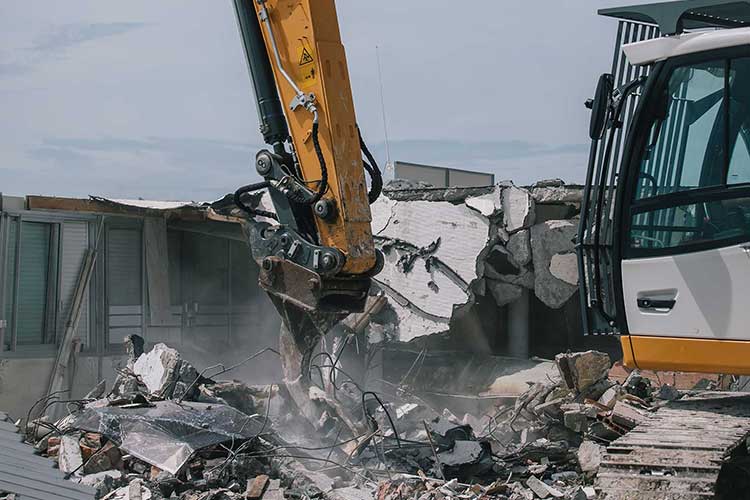 Démolition Lido | Réalisations gros-oeuvre EGCM Entreprise générale de construction BTP Royan charente Maritime